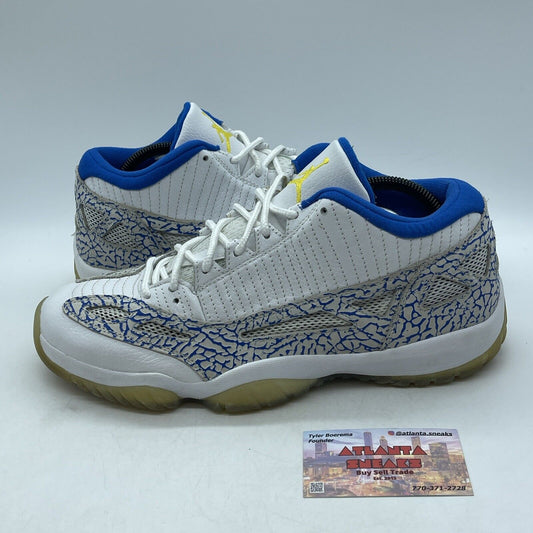 Size 10.5 - Air Jordan 11 Retro Low IE Grey Suede White Leather (306008-172)
