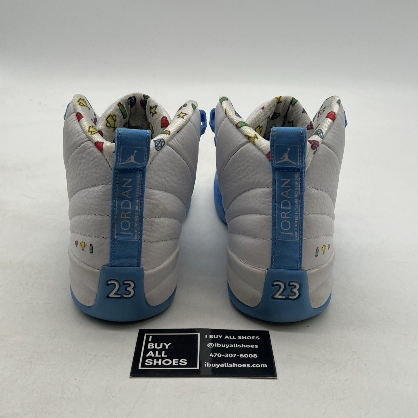 Size 6.5Y - Air Jordan 12 Retro Mid Emoji (DQ4365-114)
