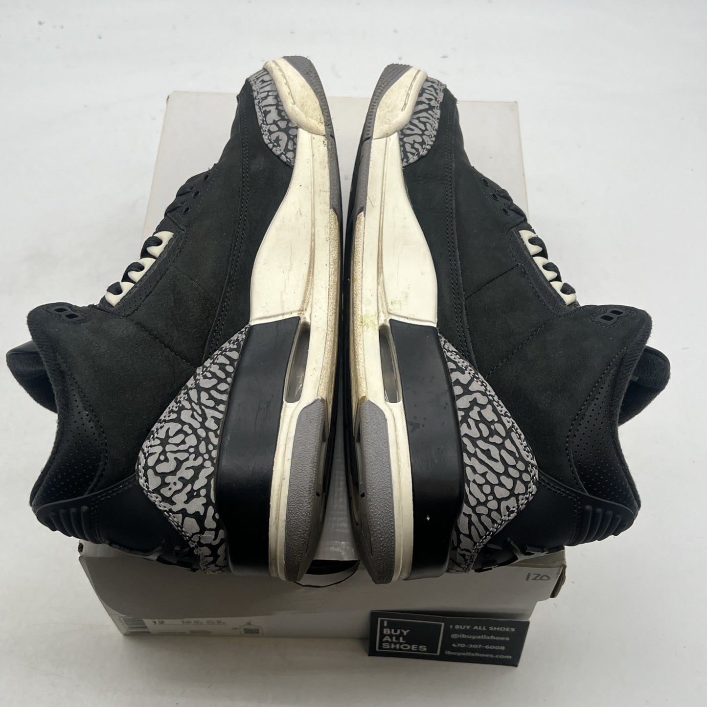 Size 12W - Air Jordan 3 Retro- Off Noir/Black-Sail (CK9246-001)