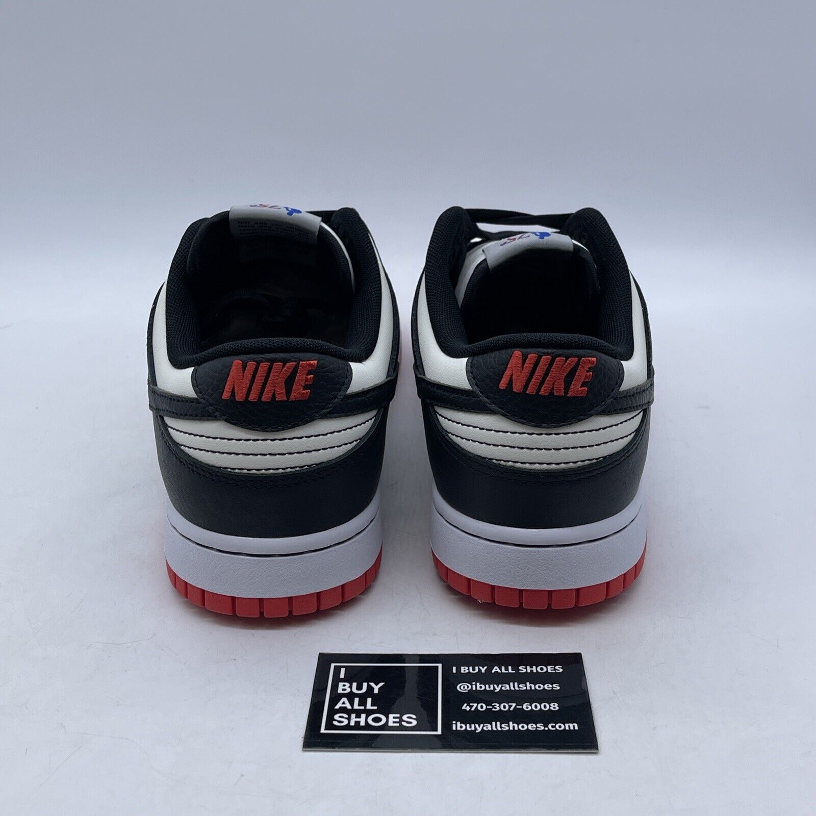 Size 11 - Nike Dunk Low EMB x NBA 75th Anniversary - Bulls Leather (DD3363-100)