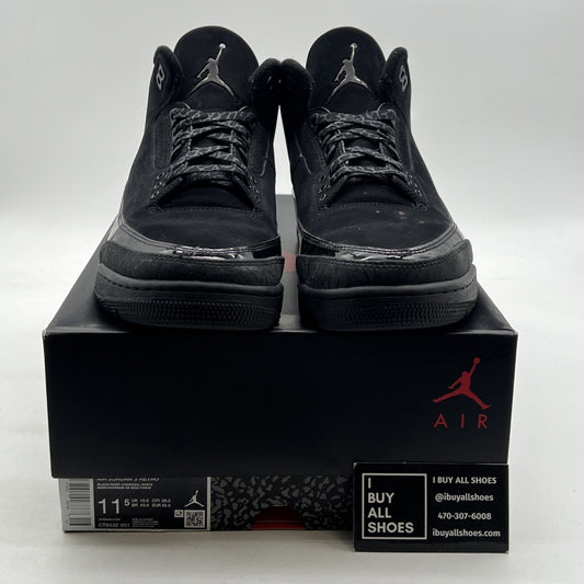 Size 11.5 - Air Jordan 3 Retro 2025 Black Cat (CT8532-001)