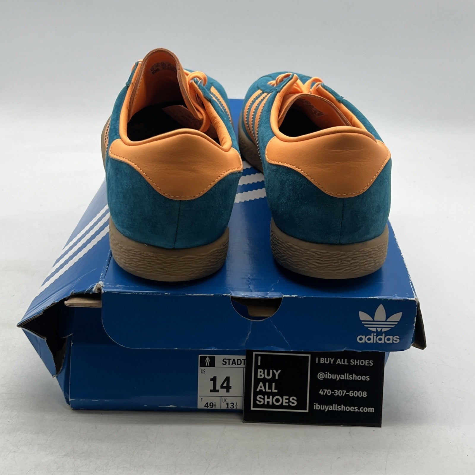 Size 14 - Adidas Stadt Active Teal (EF9168)
