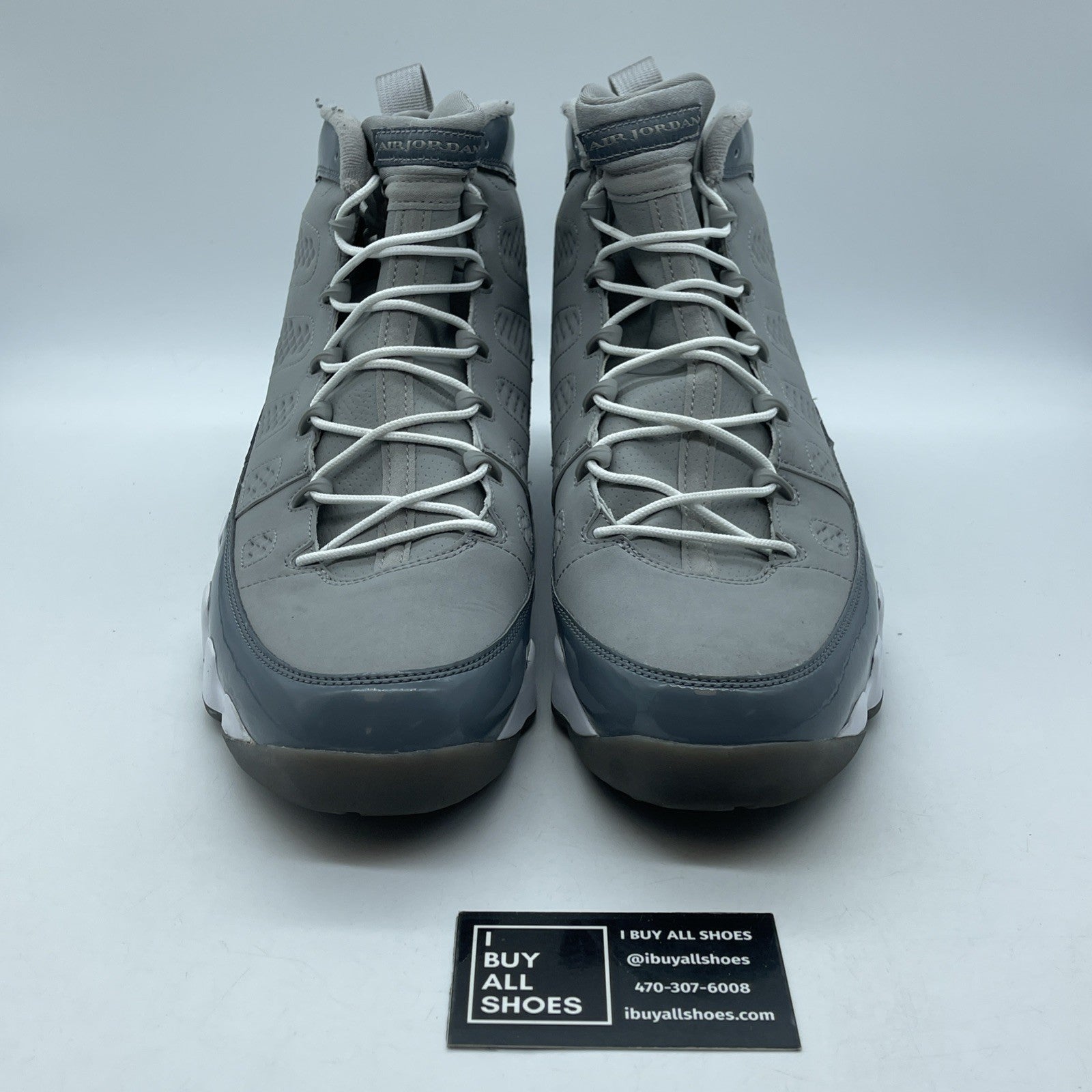 Size 13 - Air Jordan 9 Retro 2012 Cool Grey Suede Leather (302370-015)