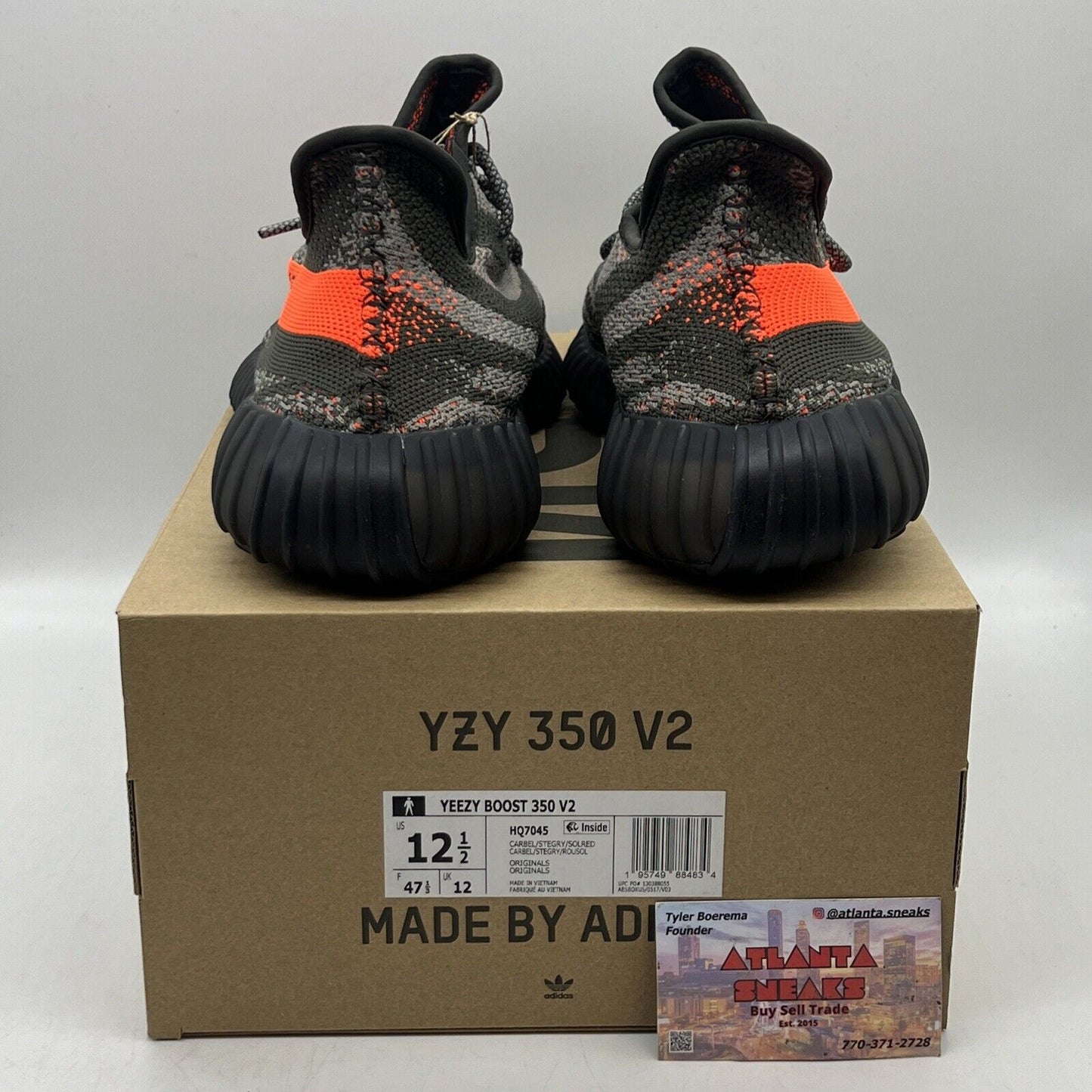 Size 12.5 - adidas Yeezy Boost 350 V2 Low Carbon Beluga