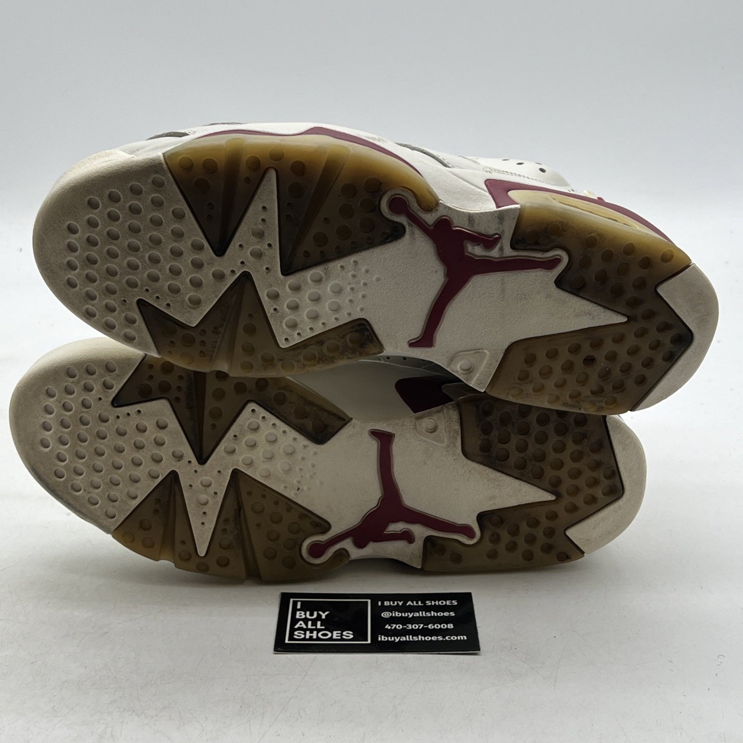Size 10 - Air Jordan 6 Retro 2015 Maroon (384664-116)