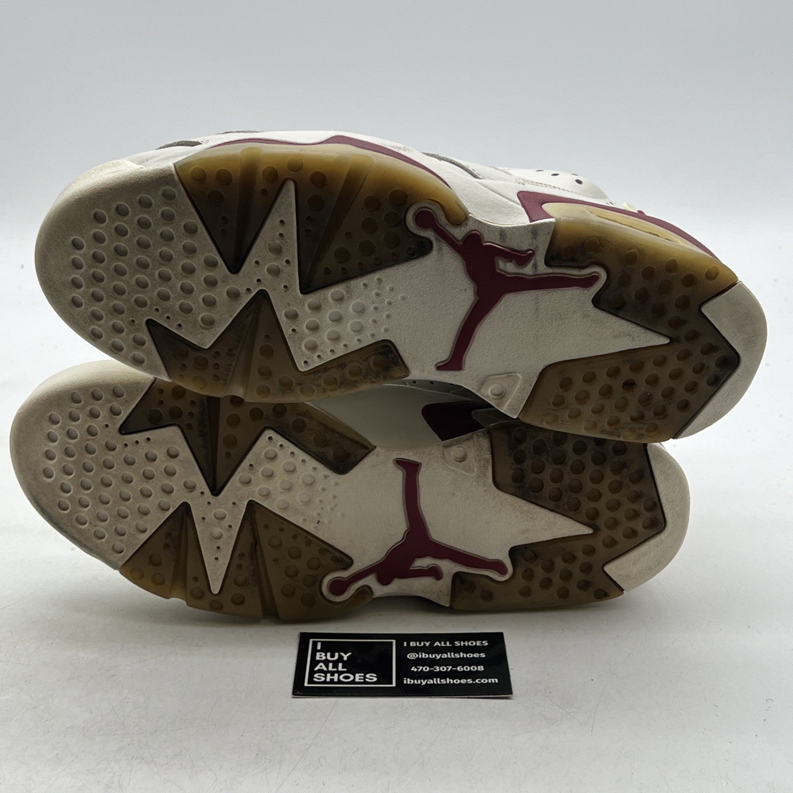 Size 10 - Air Jordan 6 Retro 2015 Maroon (384664-116)