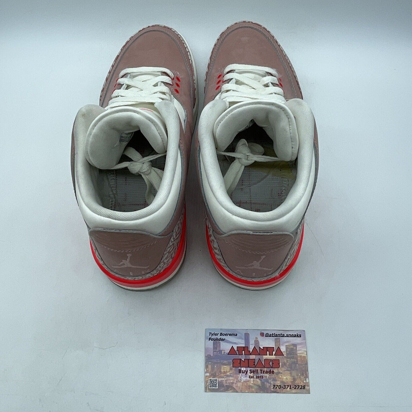 Size 10W - Air Jordan 3 Retro Rust Pink White Brown Suede (Ck9246-600)