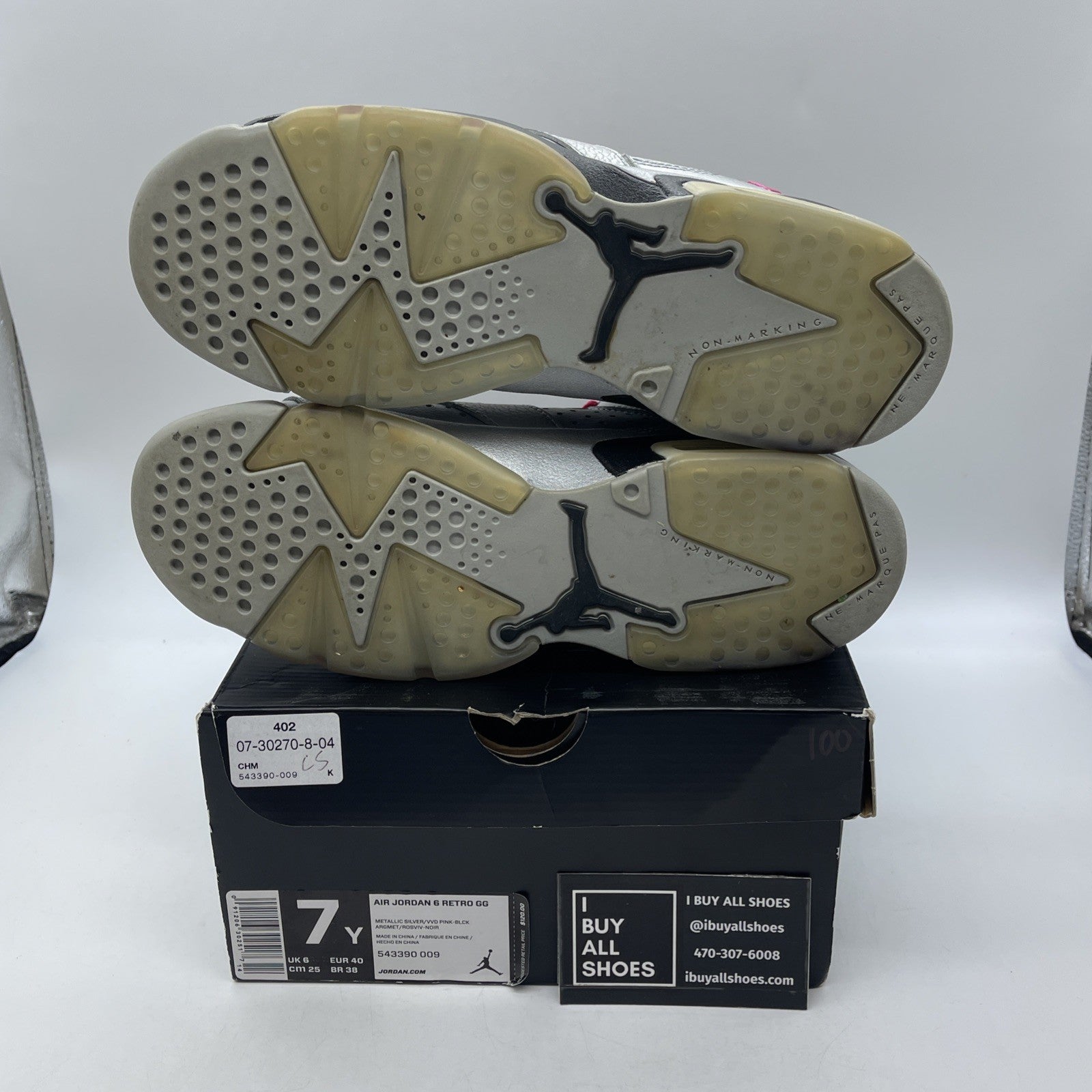 Size 7Y (GS) - Air Jordan 6 Retro Mid Valentines Day (543390-009)
