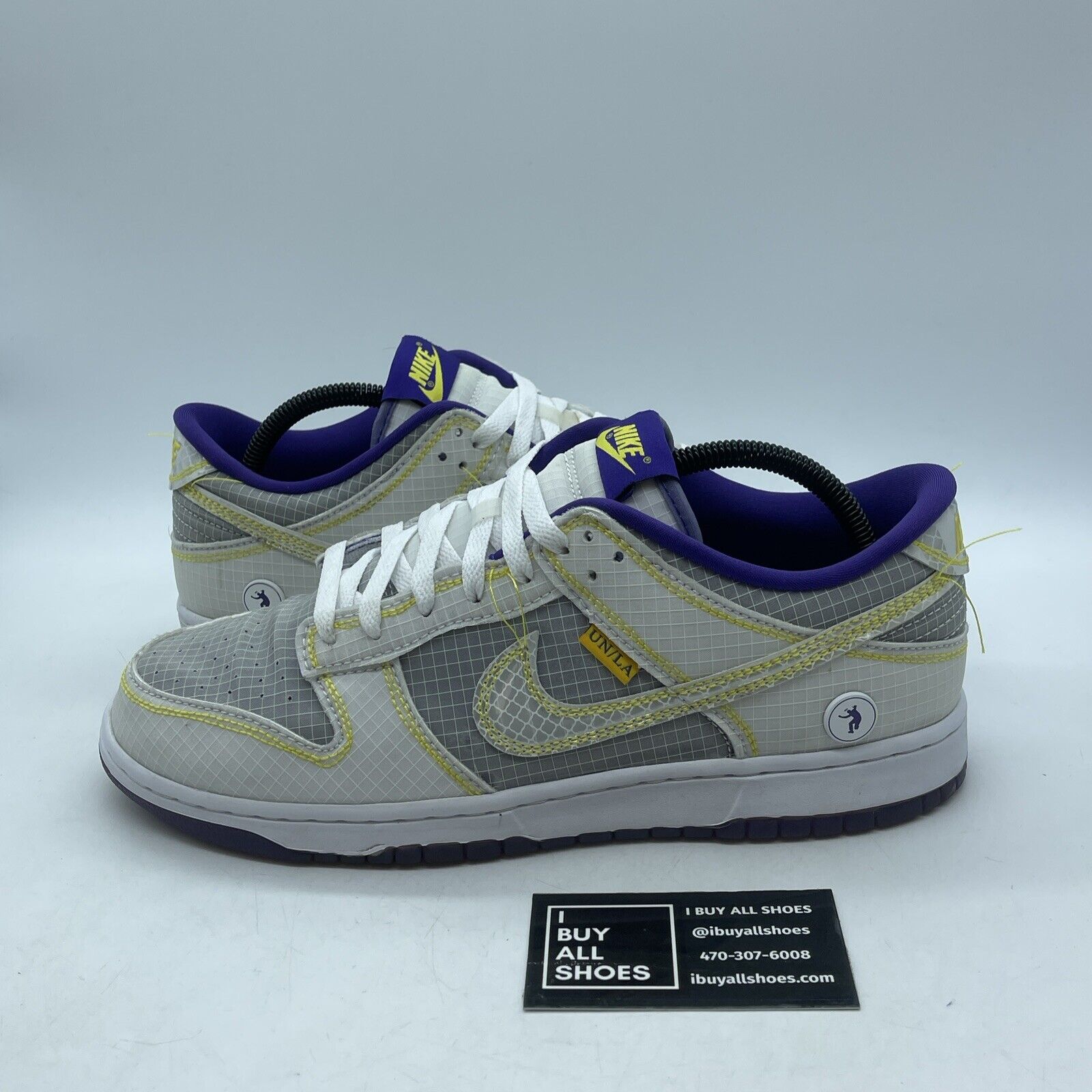 Size 9 - Nike Union LA x Dunk Low Passport Pack Court Purple (DJ9649-500)