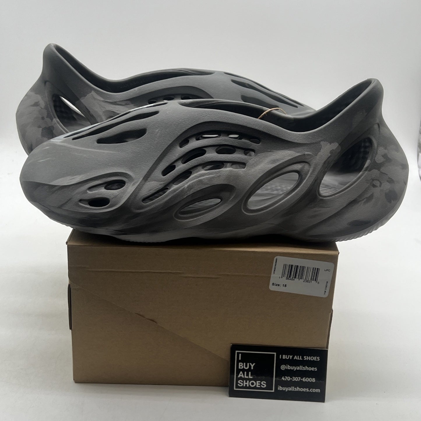 Size 15 - Adidas Yeezy Foam Runner MX Granite Grey (IE4931)
