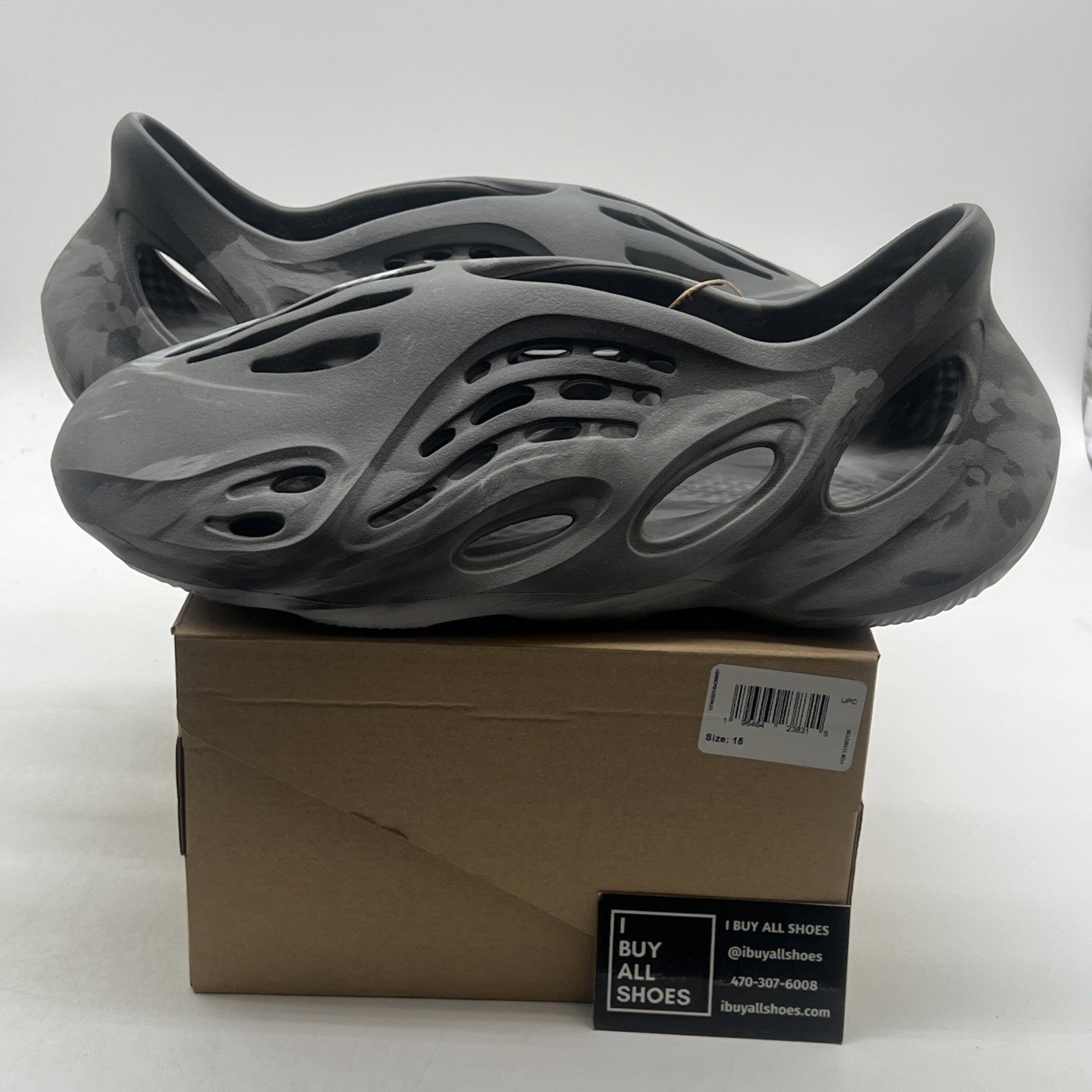 Size 15 - Adidas Yeezy Foam Runner MX Granite Grey (IE4931)