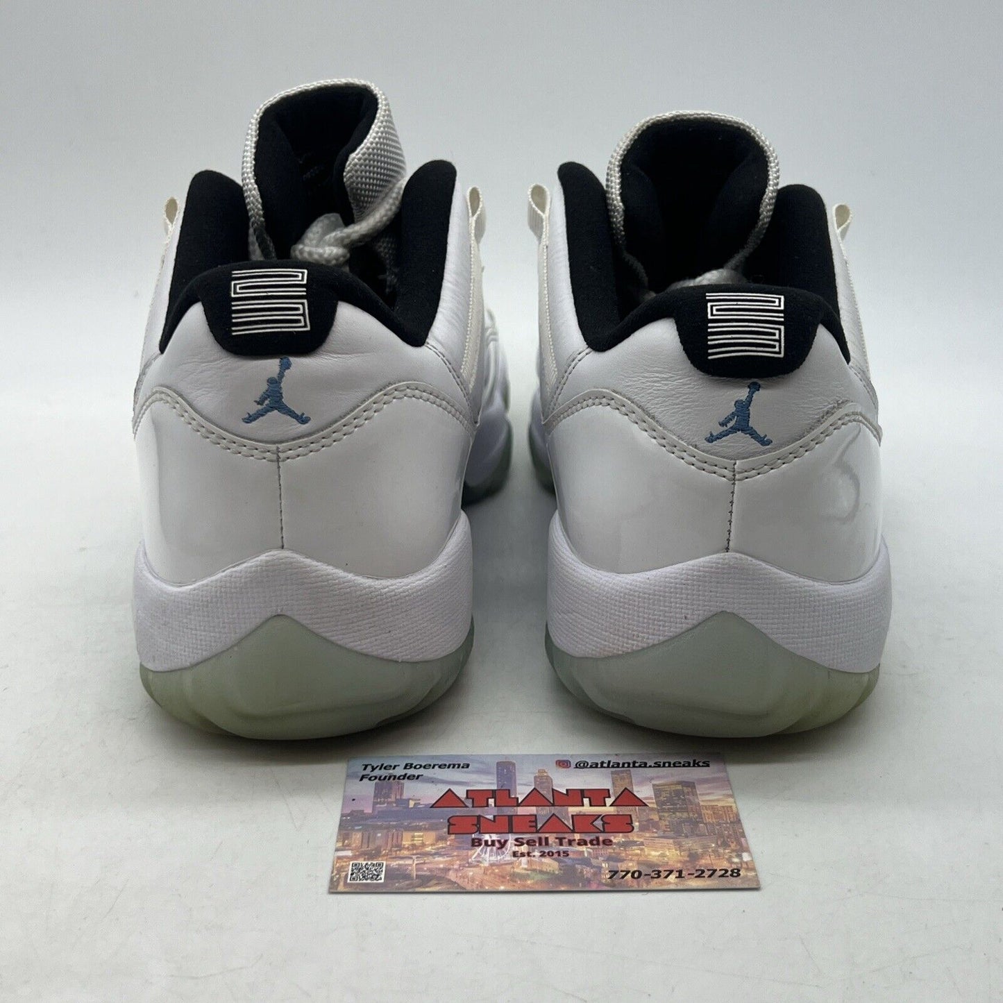 Size 9 - Jordan 11 Retro Low Legend Blue White Icey (AV2187-117)