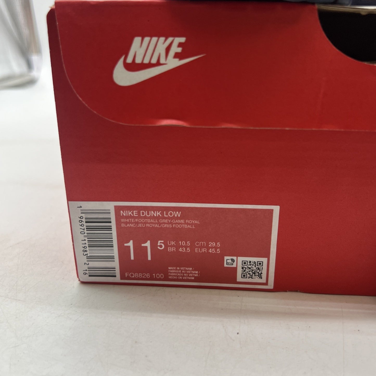 Size 11.5 - Nike Dunk Low Game Royal Navy (FQ8826-100)