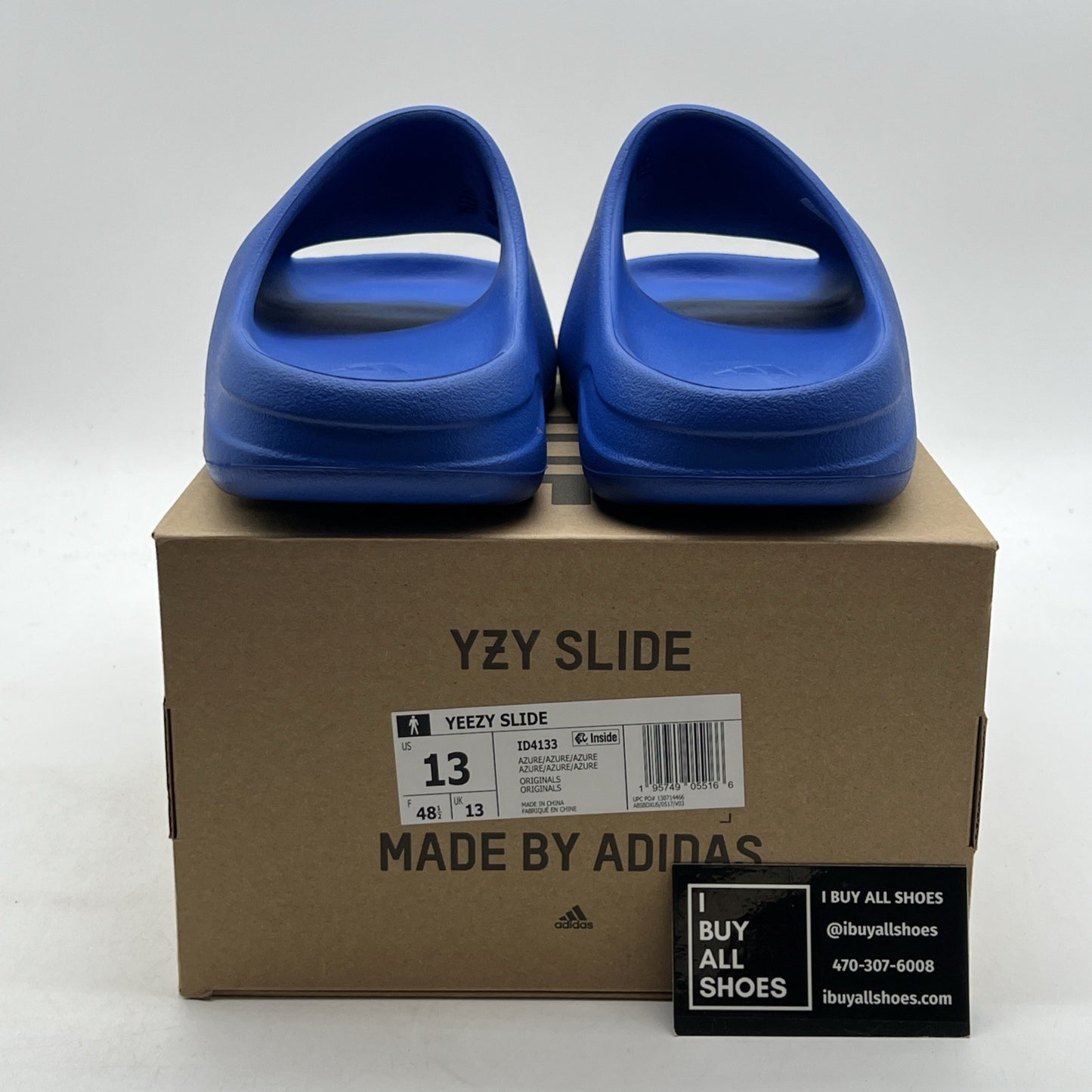 Size 13 - Adidas Yeezy Slide “Azure” (ID4133)
