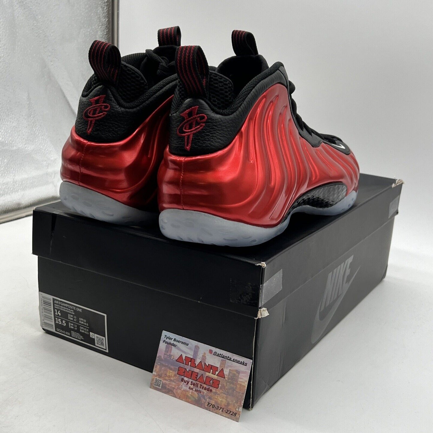 Size 14 - Nike Air Foamposite One 2023 Metallic Red