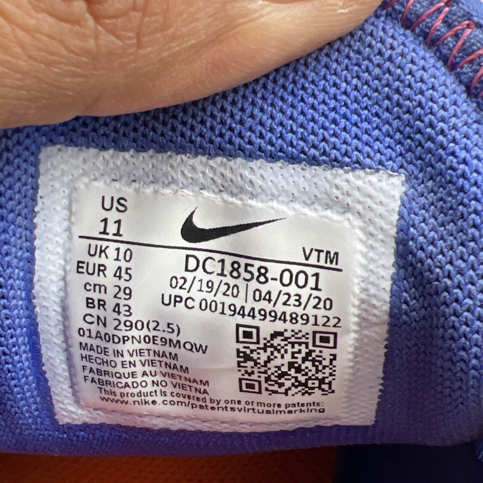Size 11 - Nike Air Max 270 Black Astronomy Blue (DC1858-001)