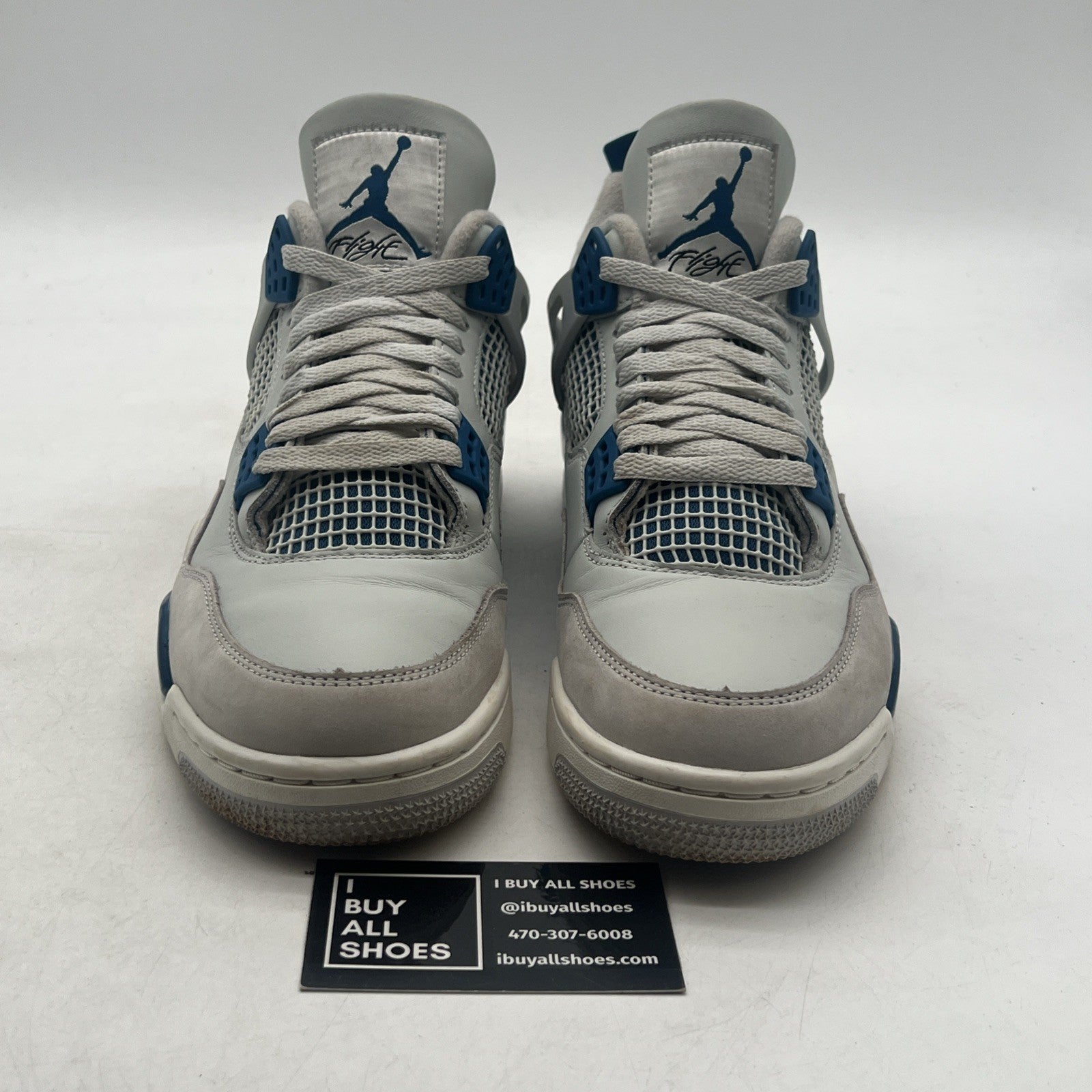 Size 9.5 - Air Jordan 4 Retro 2024 Military Blue (FV5029-141)
