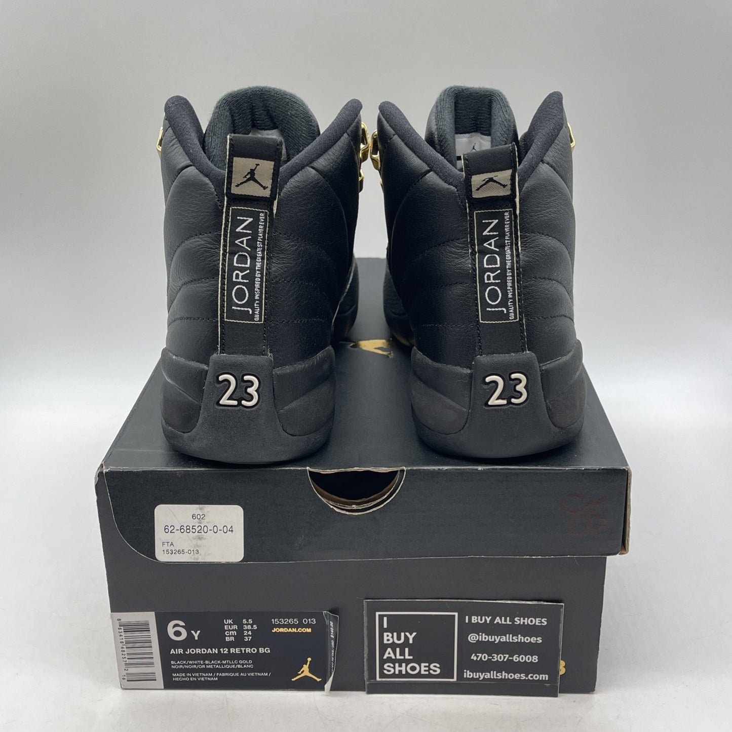Size 6Y - Air Jordan 12 Retro The Master (153265-013)