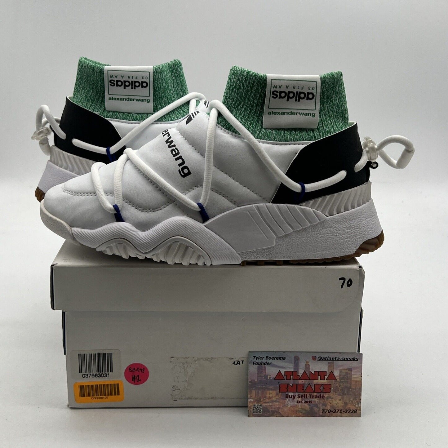 Size 4.5 - adidas Alexander Wang x Puff Trainer Core White