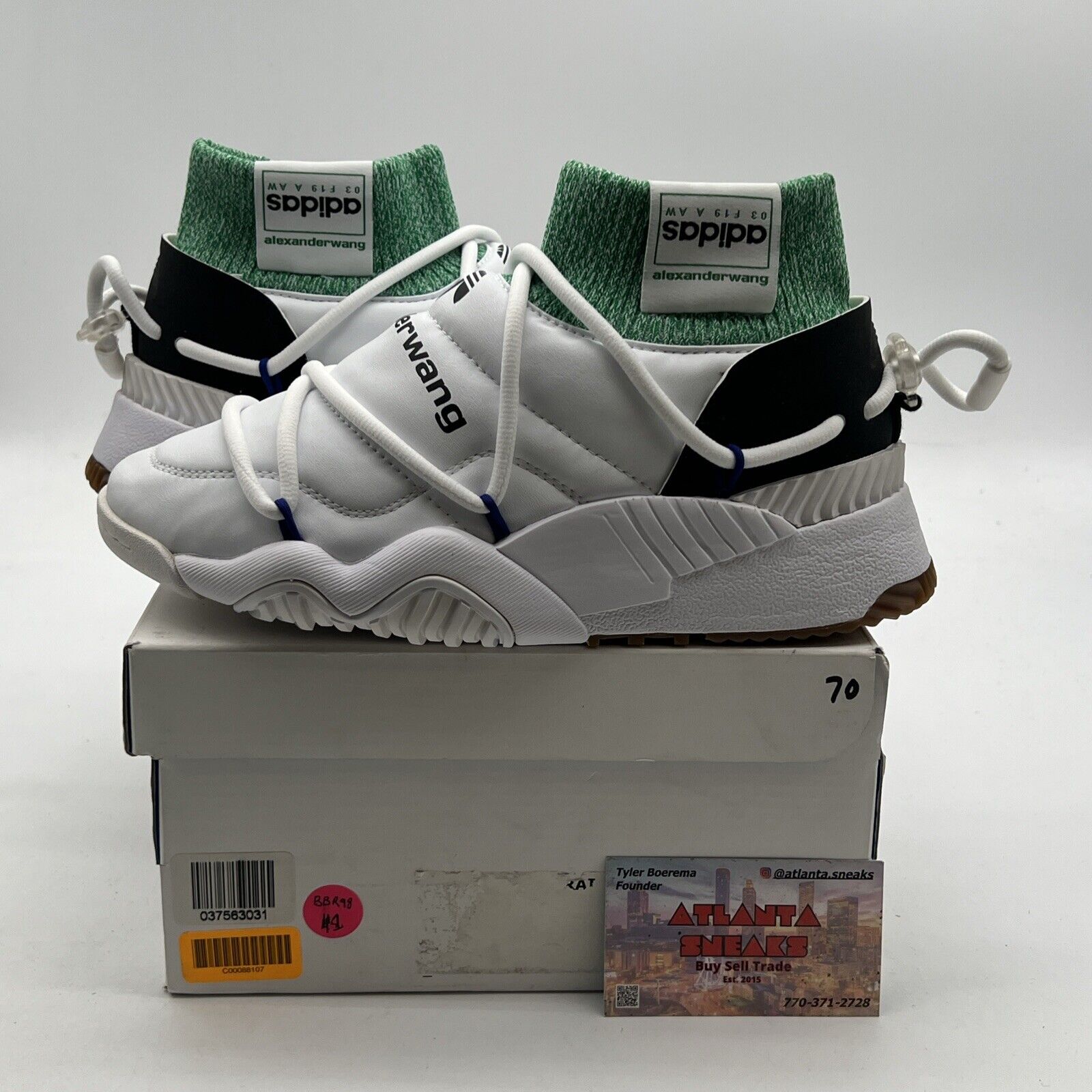 Size 4.5 - adidas Alexander Wang x Puff Trainer Core White