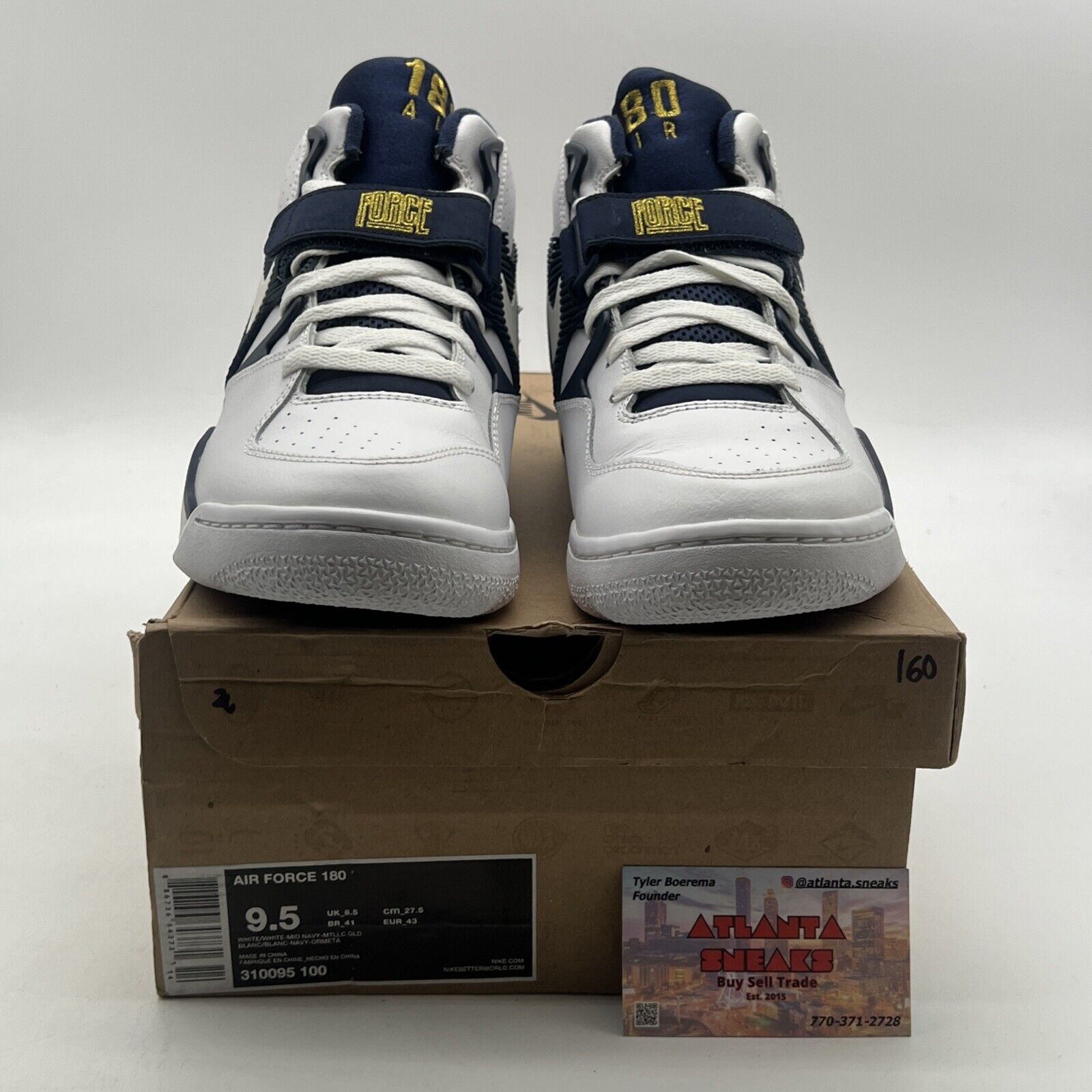 Size 9.5 - Nike Air Force 180 2012 Dream Team (310095-100)
