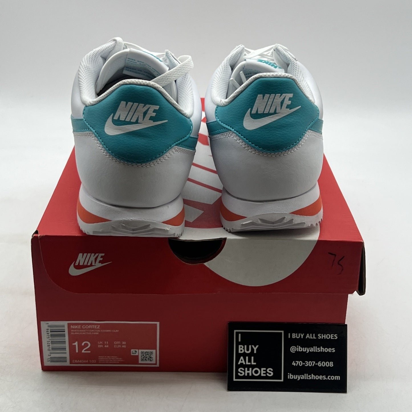 Size 12 - Nike Cortez Miami Dolphins (DM4044-103)