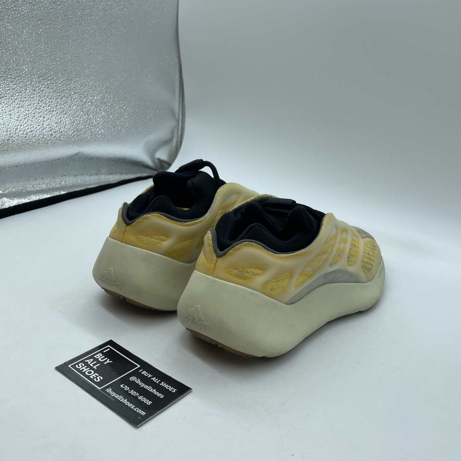 Size 6.5 - adidas Yeezy 700 V3 Mono Safflower Yellow Black Suede (HP5425)