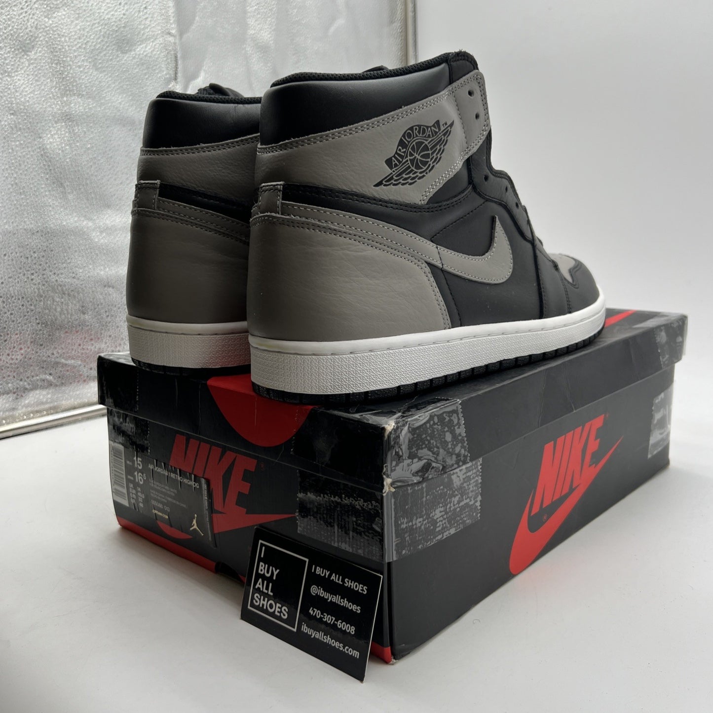 Size 15 - Air Jordan 1 Retro OG High Shadow (555088-013)