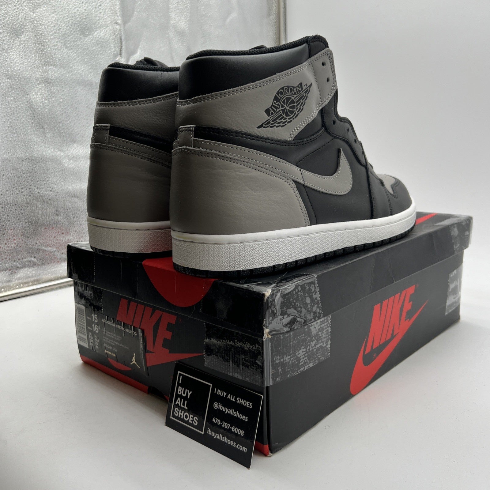 Size 15 - Air Jordan 1 Retro OG High Shadow (555088-013)