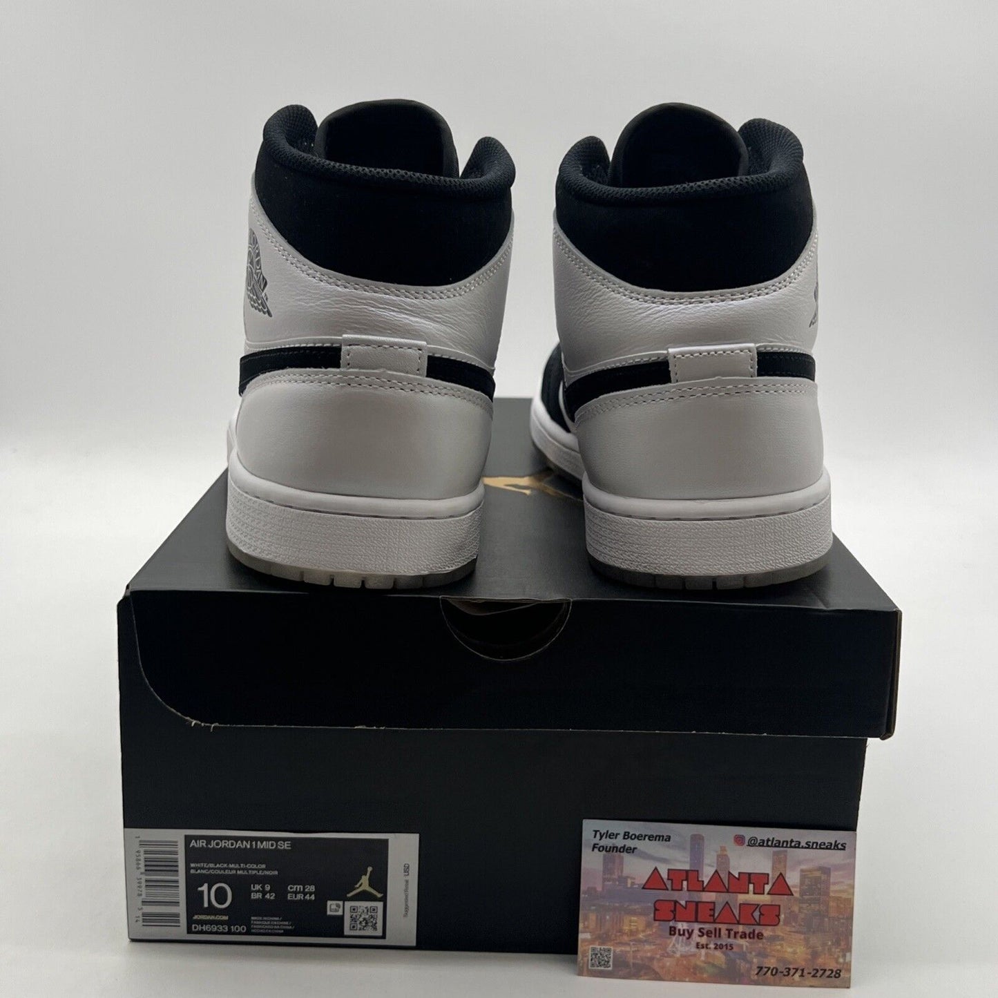Size 10 - Air Jordan 1 Mid SE Diamond (DH6933-100)