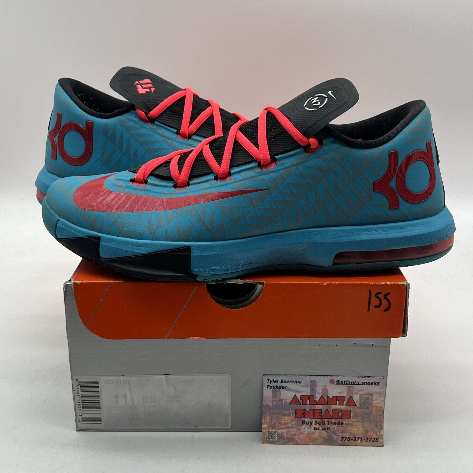 Size 11 - Nike KD 6 N7 - Blue Red Black (626368-466)