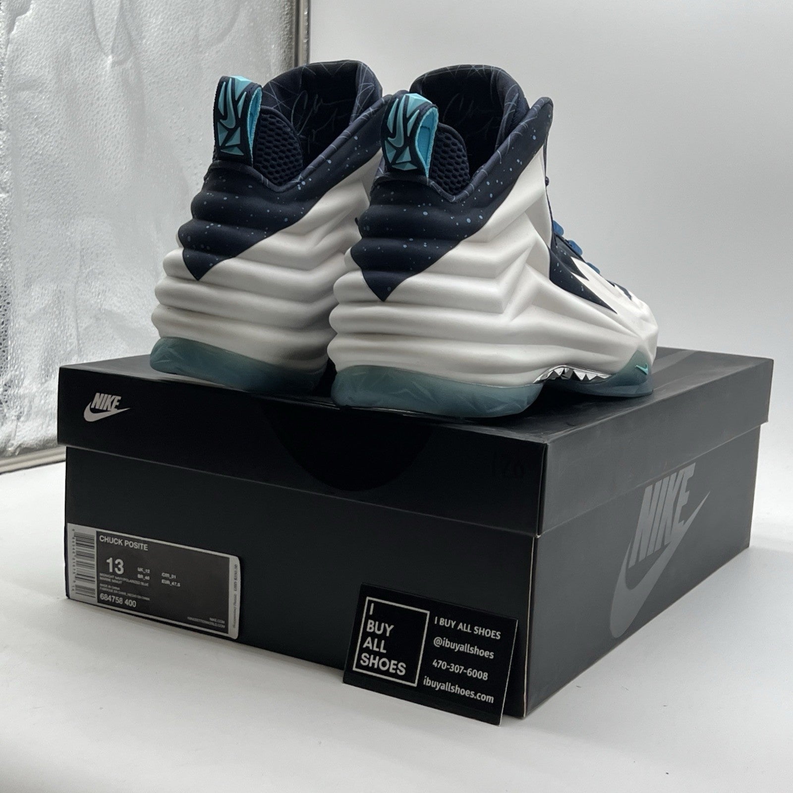 Size 13 - Nike Chuck Posite Midnight Navy (684758-400)
