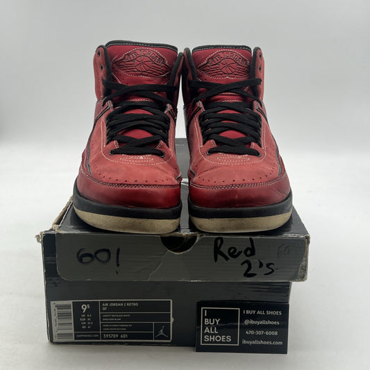 Size 9.5 - Air Jordan 2 Retro QF Candy Red (395709-601)