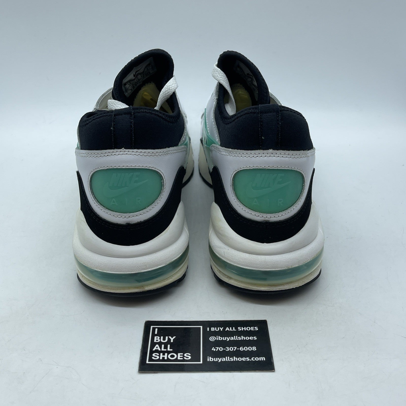 Size 13 - Nike Air Max 93 Dusty Cactus White Black Suede Leather (306551-103)