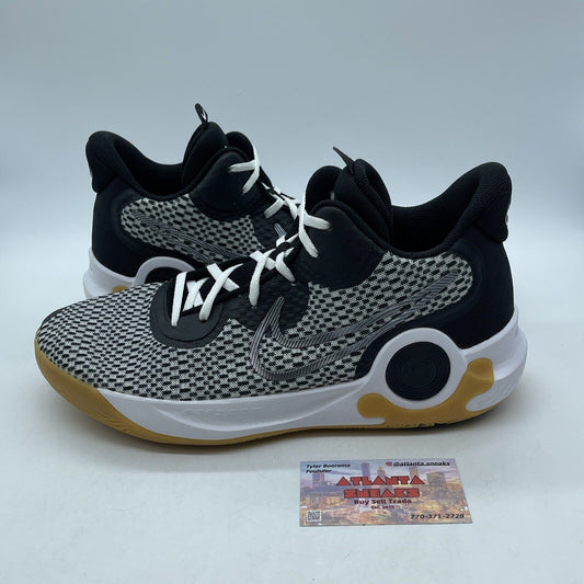 Size 12 - Nike KD Trey 5 IX Black Metallic Cool Grey Suede Leather (CW3400-006)