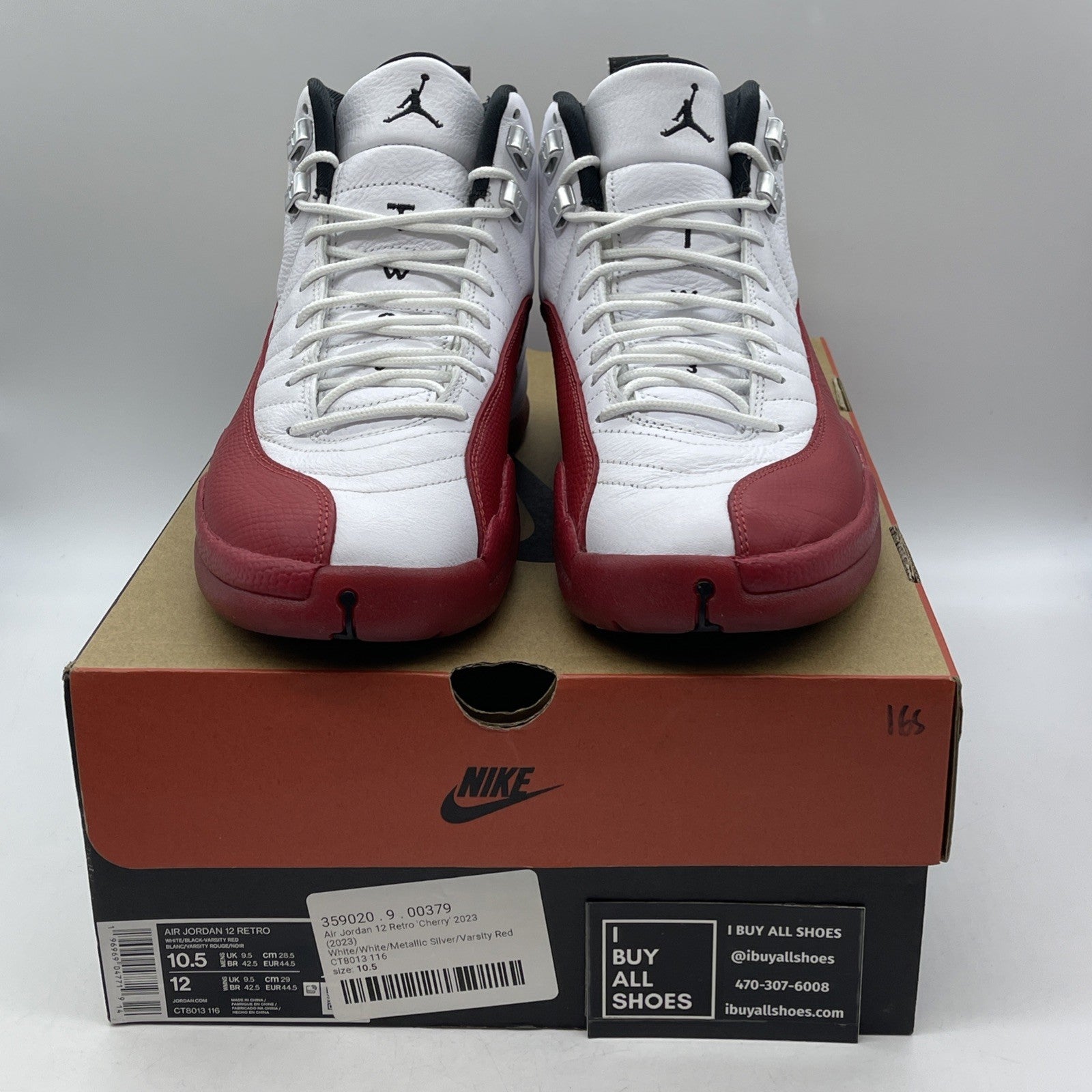 Size 10.5 - Air Jordan 12 Retro 2023 Mid Cherry (CT8013-116)