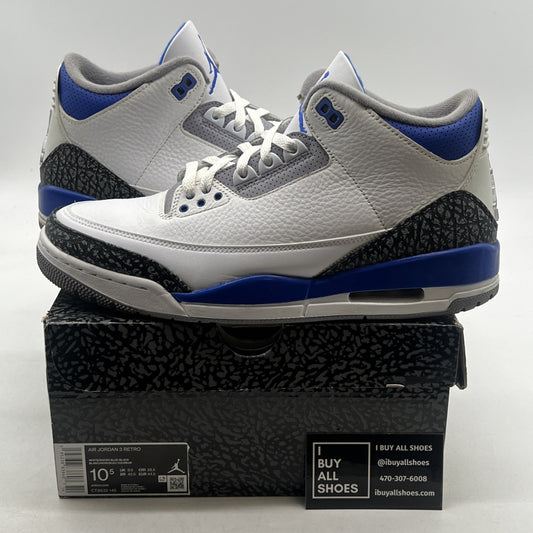 Size 10.5 - Air Jordan 3 Retro Mid Racer Blue (CT8532-145)