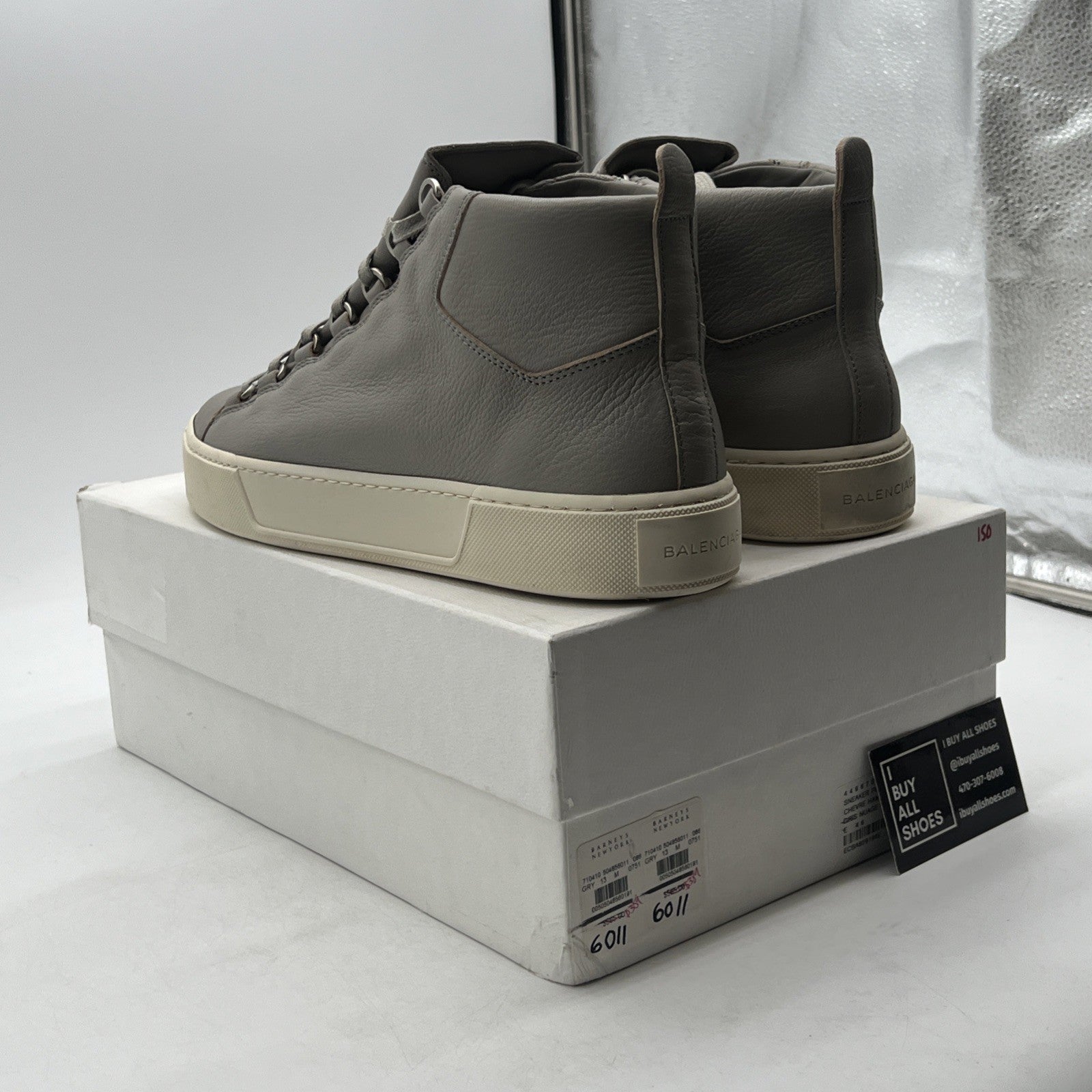 Size 46 - Balenciaga Chevre Hamilton Grey