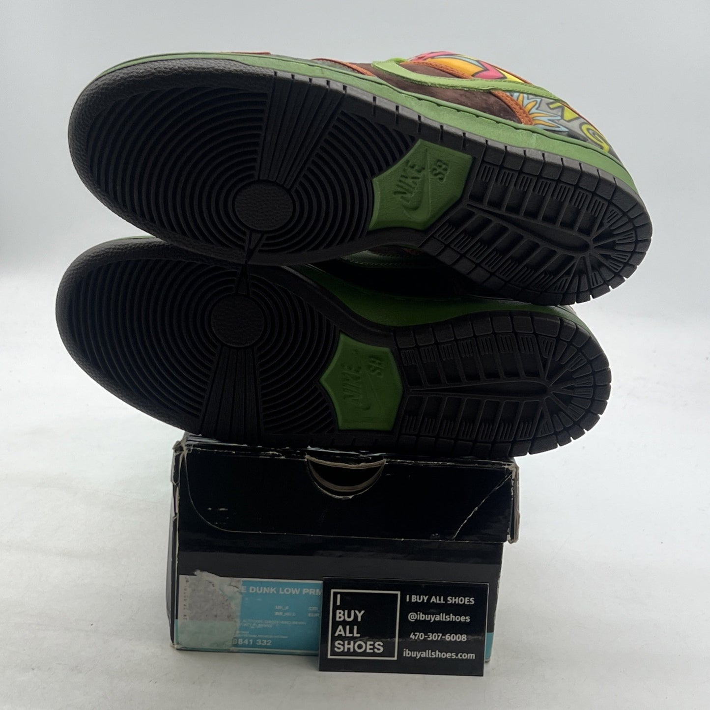 Size 9 - Nike SB Dunk Low de la soul 2015 (789841-332)