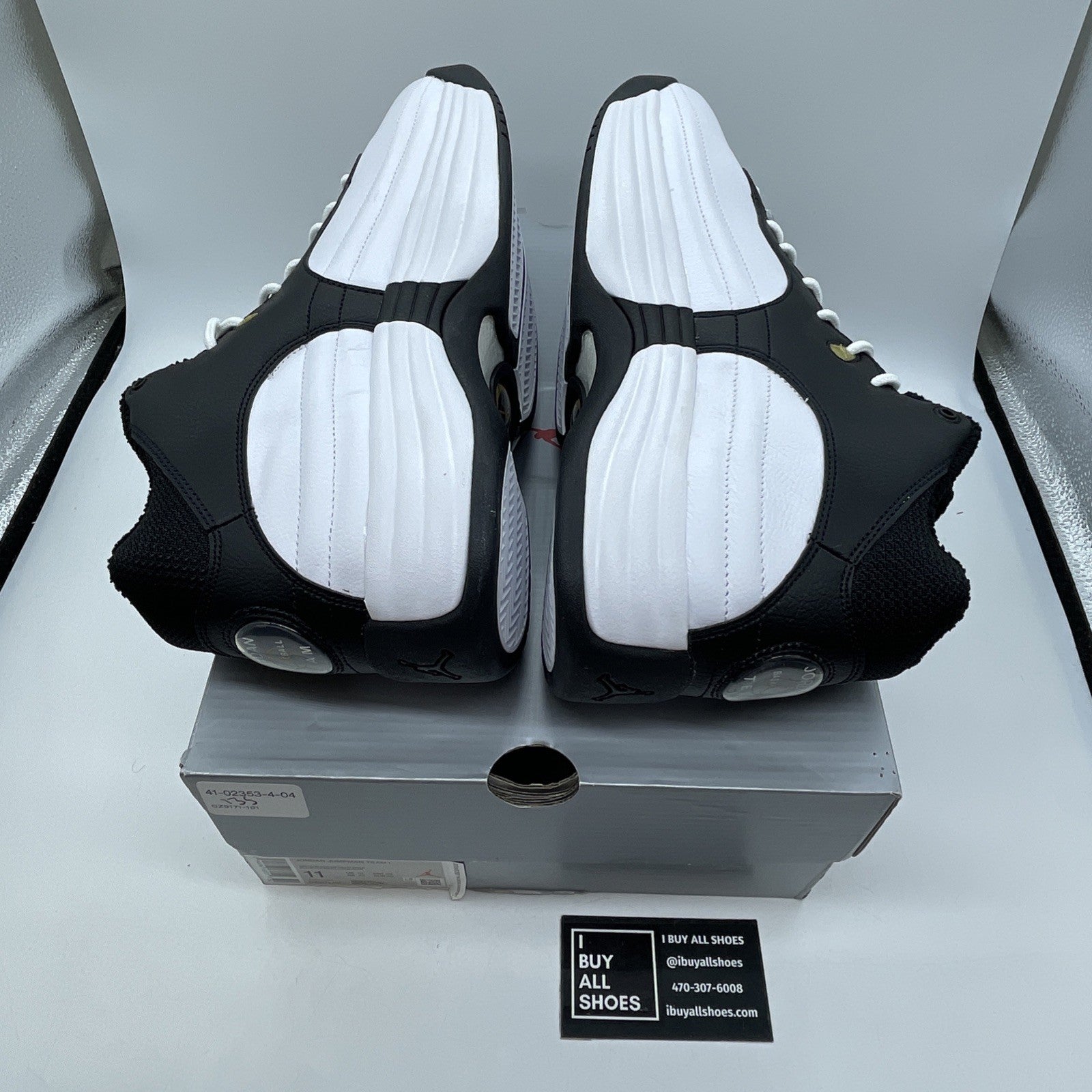 Size 11 - Jordan Jumpman Team 1 White Black Suede Leather (CZ9171-101)