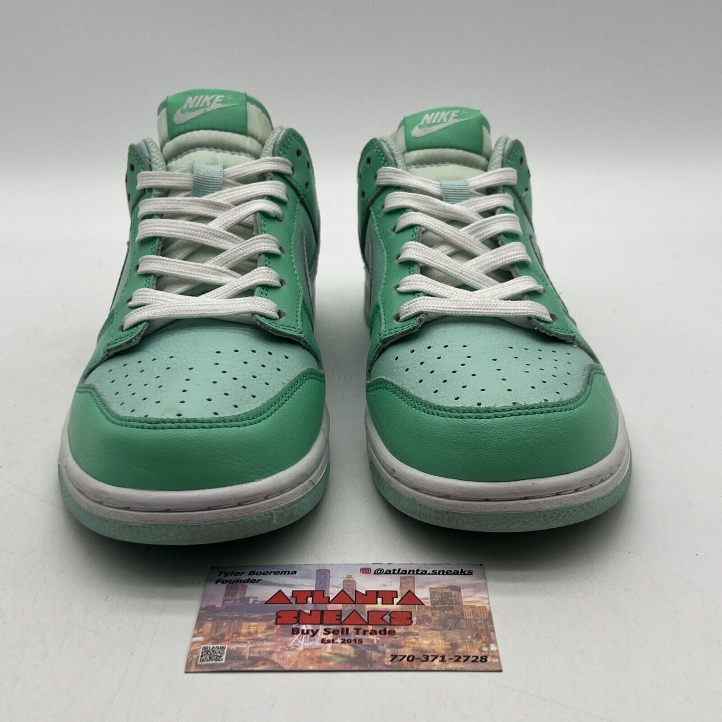 Size 8 - Nike Dunk Low Mint Foam Light Menta White Leather (DV0833-102)