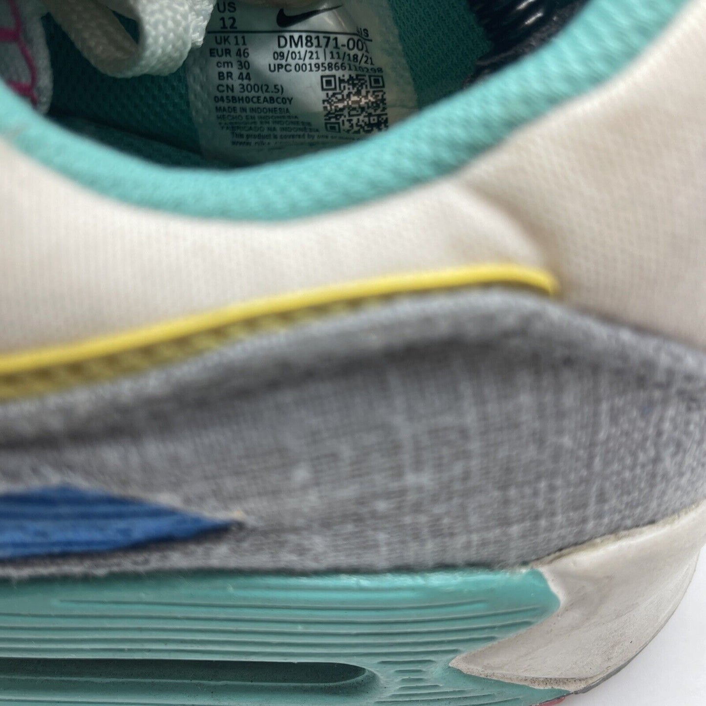 Size 12 - Nike Air Max 90 Air Sprung Iron Grey Suede Leather (DM8171-001)