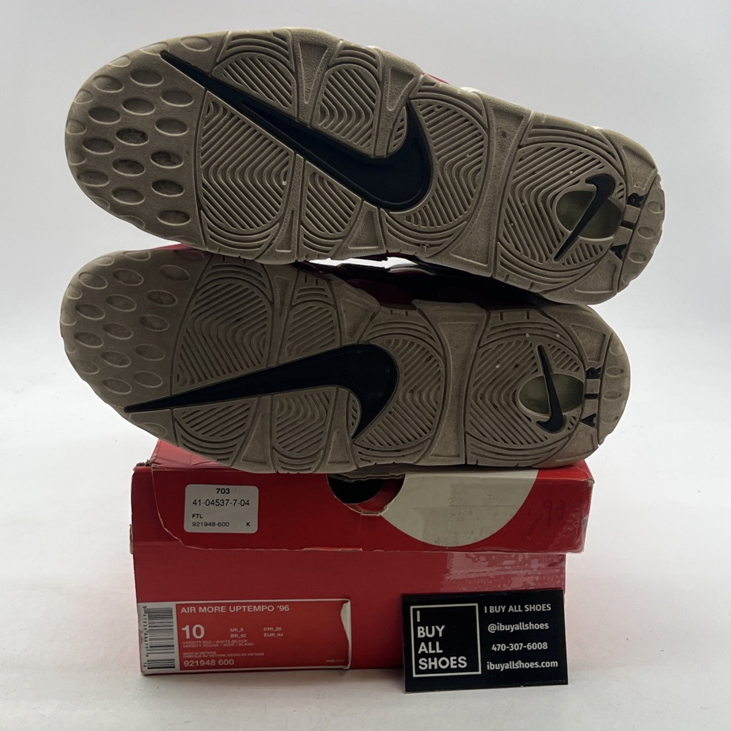 Size 10 - Nike Air More Uptempo Bulls 2017 (921948-600)