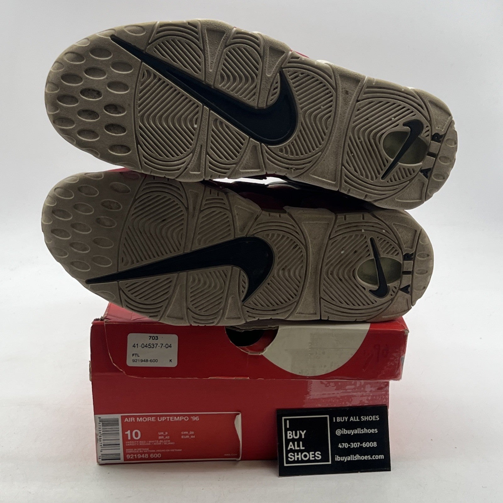 Size 10 - Nike Air More Uptempo Bulls 2017 (921948-600)