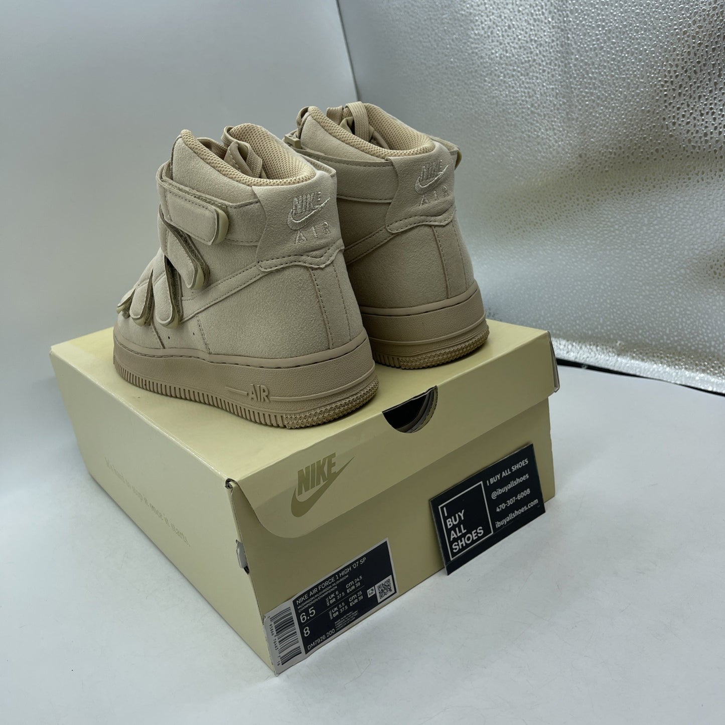 Size 6.5 - Nike Billie Eilish x Air Force 1 '07 SP High Mushroom (DM7926-200)