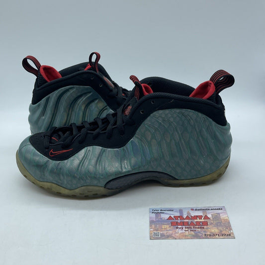 Size 8.5 - Nike Air Foamposite One PRM Gone Fishing Black Red Blue (575420-300)