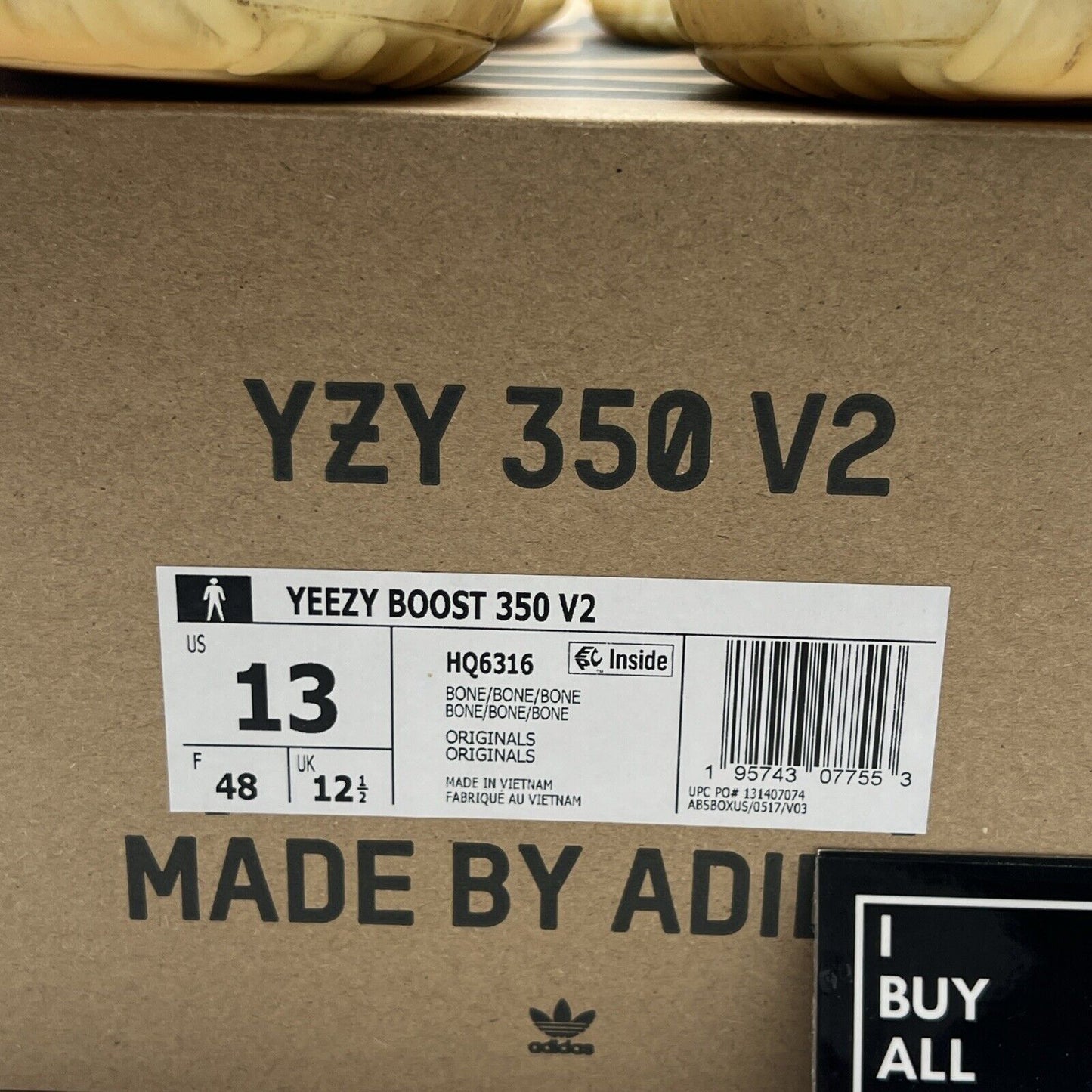 Size 13 - adidas Yeezy Boost 350 V2 Low Bone (HQ6316)