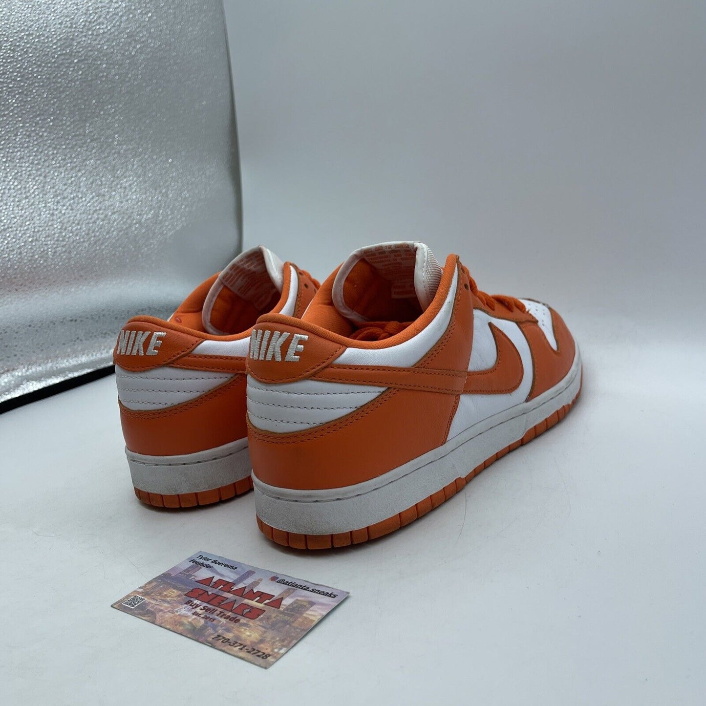 Size 11 - Nike Dunk Low Retro SP Syracuse 2020 Orange White Leather (CU1726-101)