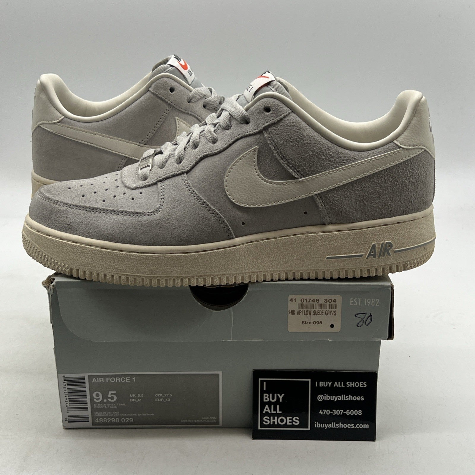 Size 9.5 - Nike Air Force 1 Low Blazer Pack (488298-029)