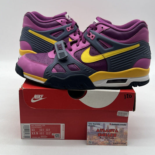 Size 11 - Nike Air Trainer 3 Retro 2020 Viotech Yellow Purple (CZ6393-500)